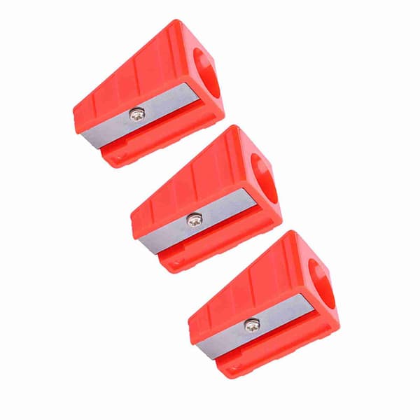 3 stk. Mini bærbar billardkøspids reparationsværktøj trimmer shaper tapper rød