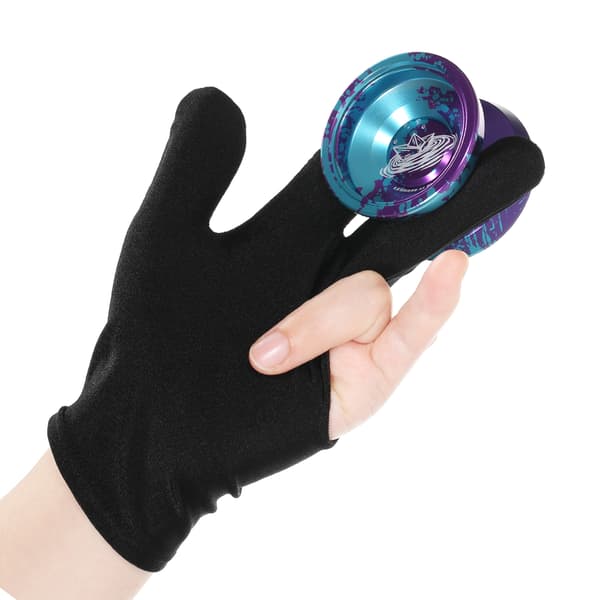 2 stk. Professionelt Yo-Yo-sæt i aluminiumslegering med snore, etui og handsker til konkurrence