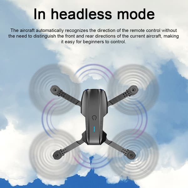 Fjernstyrt droneleke for barn, quadcopter med 4K-kamera, klare flyfoto