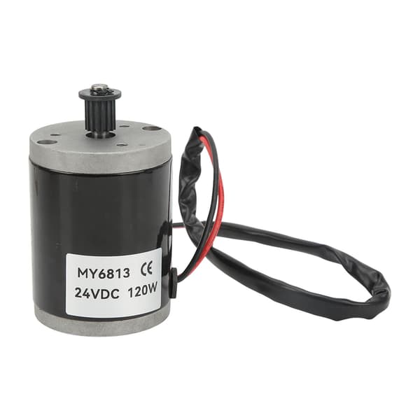 24V 120W Aluminium Rem Børstemotor til El-scooter/El-cykel