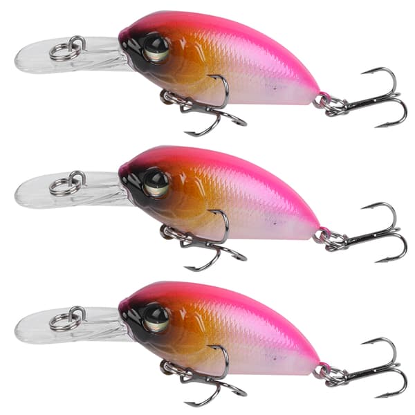 3 kpl kalastusviehe 6 cm/5 g 3D-silmillä, simulaatiouistin, sukellusväline #2