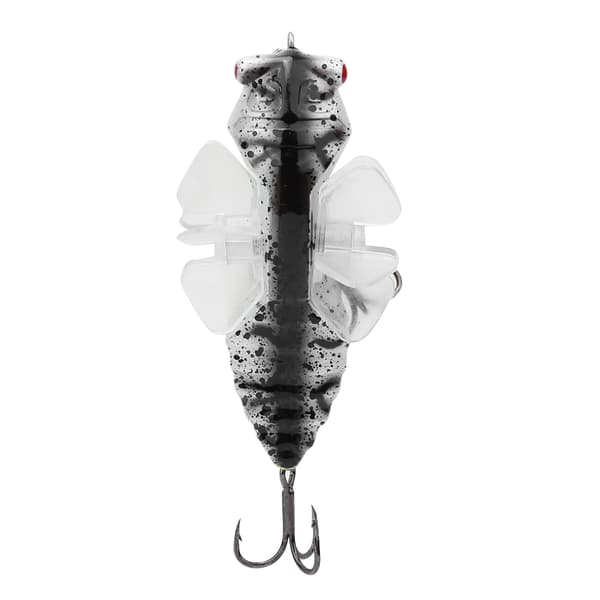 Cicada-tekoviehe pyörivillä potkureilla ja kolmihaarakoukulla 7.5cm 33g Y238-6