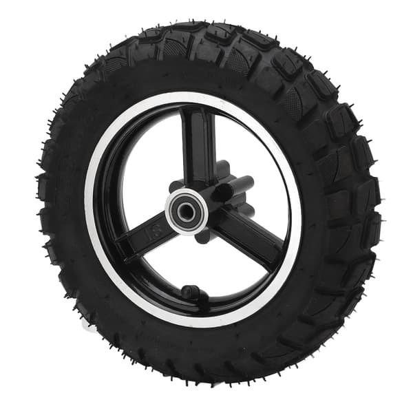 255x80 Uppblåsbart däck för elscooter, fälg med bromsskiva, terränggummi