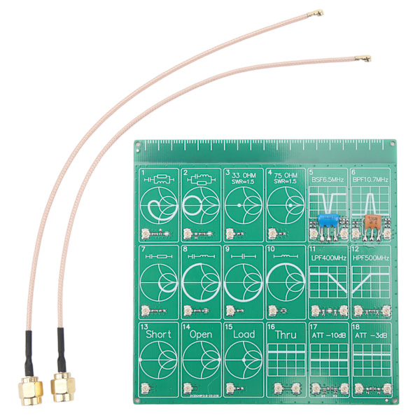 NanoVNA Vector Network Analyzer RF Frekvenstestkort Demonstrationssæt