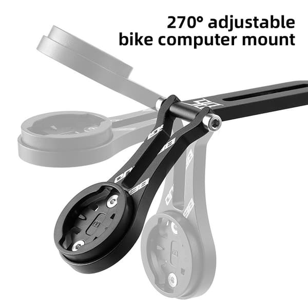 Justerbart cykeldatorfäste för styrmontering, framåt, aluminiumlegering, för landsvägs- och mountainbikes