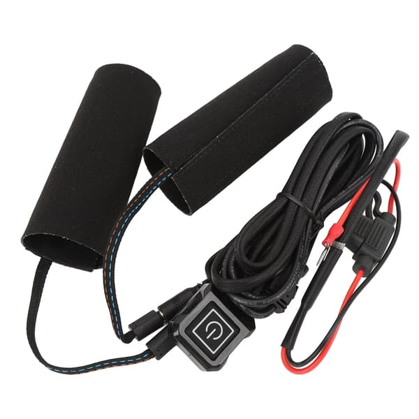Opvarmet motorcykelgrebsovertræk 12V IP67 3 temperaturniveauer Velcro