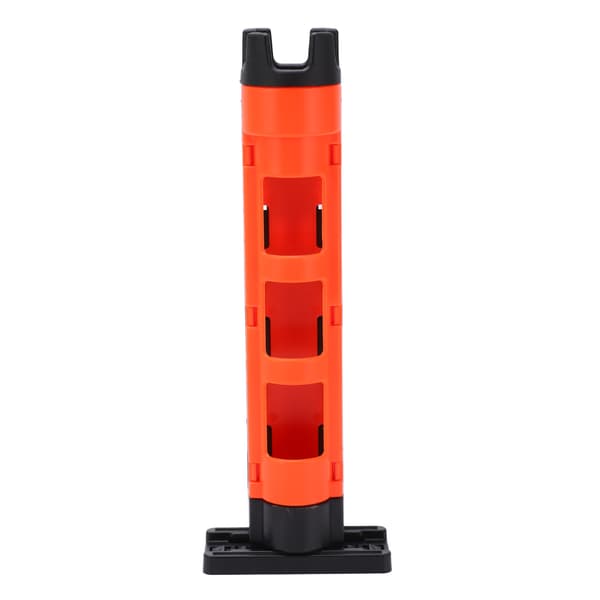 Fiskelåda Spöhållare, Plast, med Justerbar Bas, Bärbar, Orange