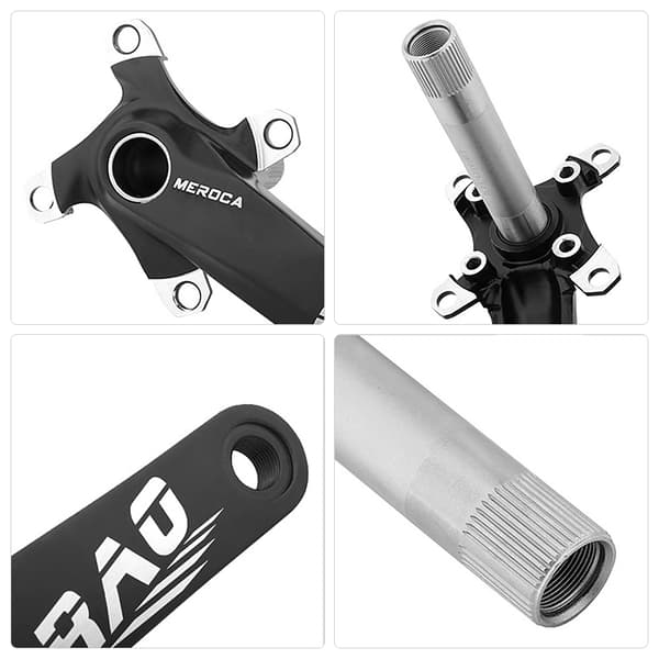 MTB Cykellageruppsättning 170 mm 104BCD Aluminiumlegering för 8-12 växlar