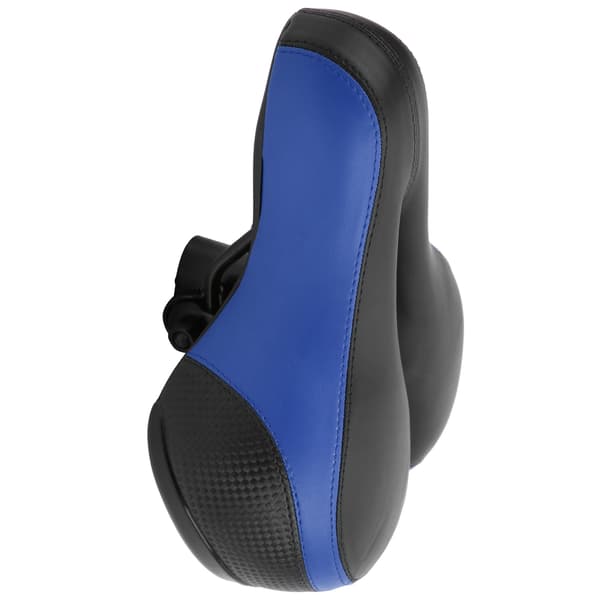 Bekväm mountainbikesadel, läder, mikrofiber, stötdämpare, ventilerad, ihålig design