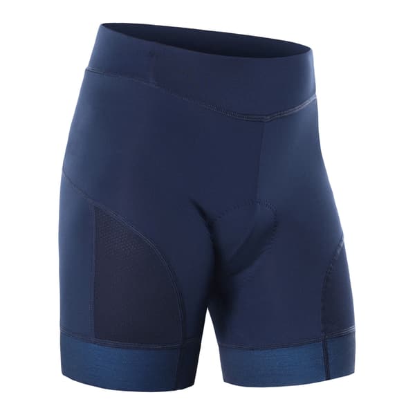 Cykelshorts för kvinnor med hög midja och ventilerande vadderat foder för träning och cykling