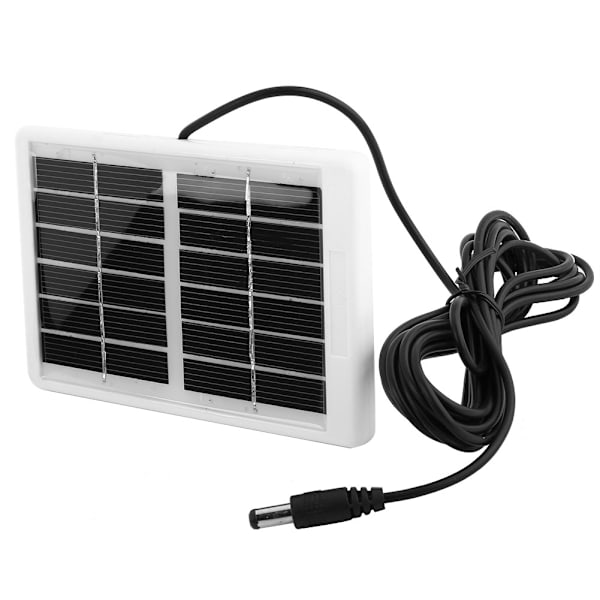 6V 1.2W Bærbart Vanntett Solcellepanel for Nødlampe og Vifte