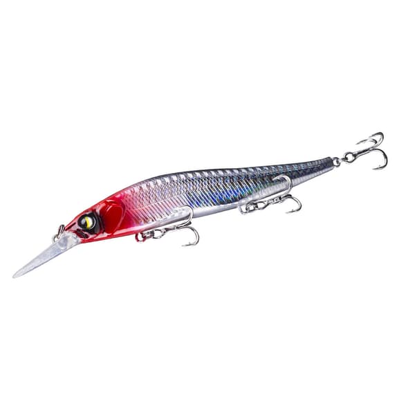 Minnow Jerkbait-agn til basfisk med diskantkroge, medium dybde, 13,5 cm, 14,7 g