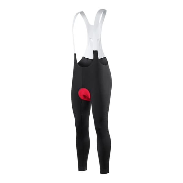 Cykelshorts til mænd med seler, høj densitetspolstring og baglomme