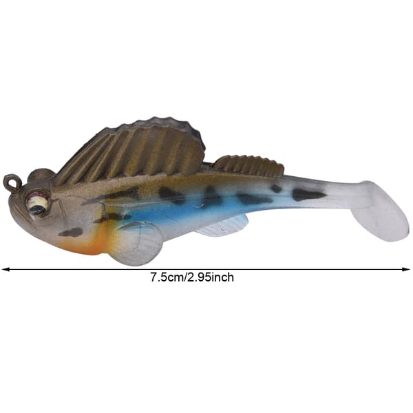 3 st Fat Head Swimbaits Drag Set Fiskebete Tillbehör 001