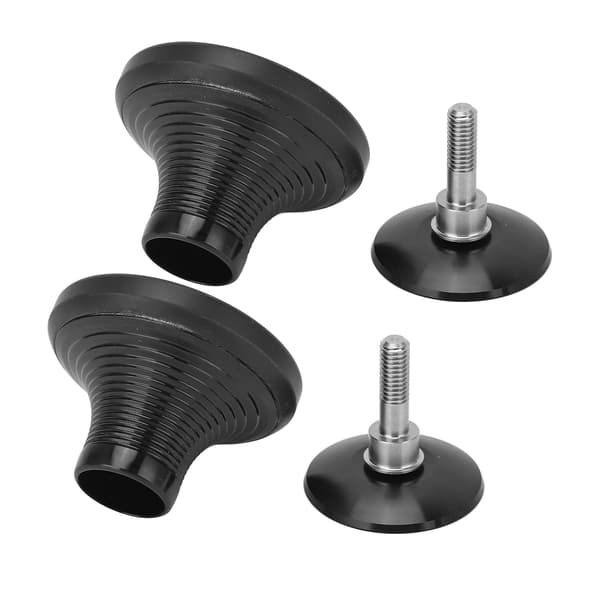 Hjælpehjul til foldecykel Easywheel aluminiumslegering CNC sort 52x35mm