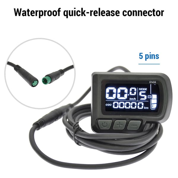 Smart LCD-speedometer til elcykler og elløbehjul