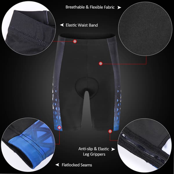Cykeltröja och Gelvadderade Shorts för Herrar