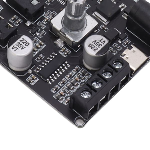 Hög effekt dubbelkanalig stereo Bluetooth-förstärkarkort 2x50W DC12-24V med APP-kontroll