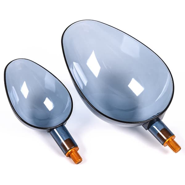 Stort og lite slitesterkt fiskeslukkoppsett i plast, slukkaster