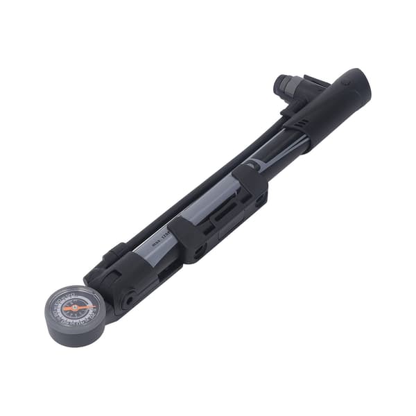 Bärbar minicykelpump med manometer, högt tryck 120 PSI, aluminiumlegering