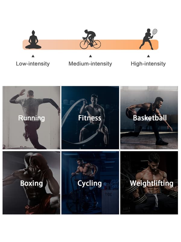 Joggebukse for menn med refleksstriper, lommer og elastisk linning for løping og trening
