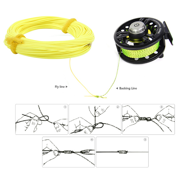 WF-6F 30M flydende flueline i nylon til bæk, flod og sø