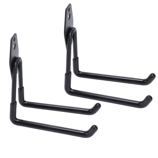 2 st garageväggkrokar multifunktionell förvaringshängare organiserare 2 krokar 13 cm/5,1 tum