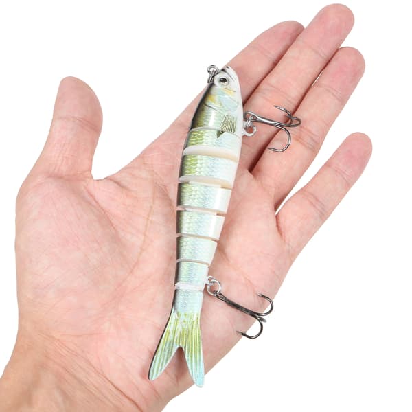 TARUOR 140mm 8-segment Minnow kunstig agn Swimbait med diskantkroge