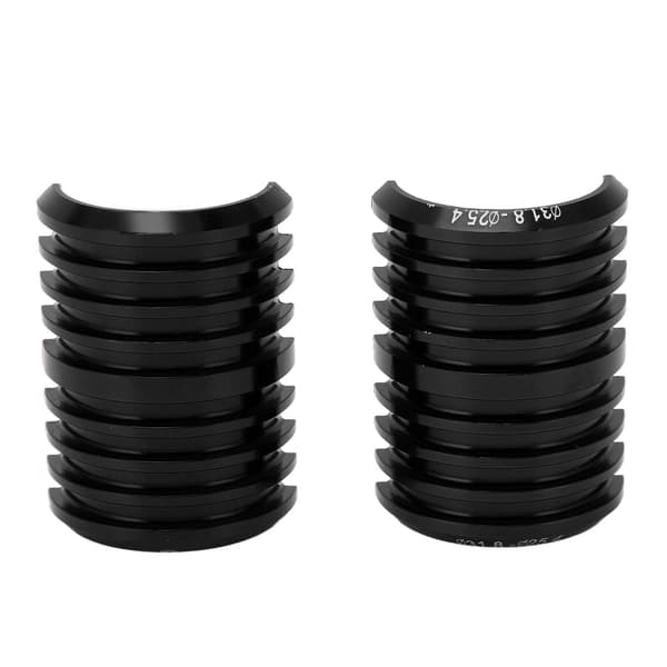 Anodisert aluminium sykkelstyreskinne 25,4 mm til 31,8 mm stemadapter
