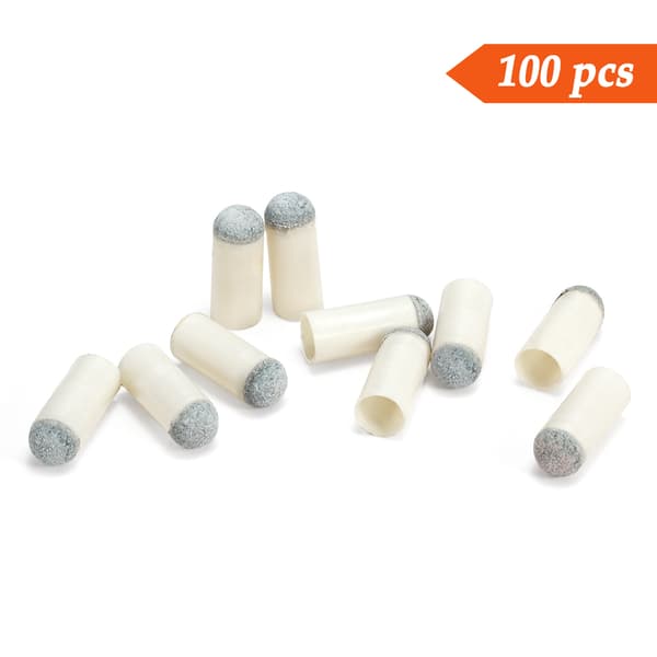 100 STK Slip-on Billardkø-spidser med dupsko 9MM/10MM/11MM/12MM/13MM