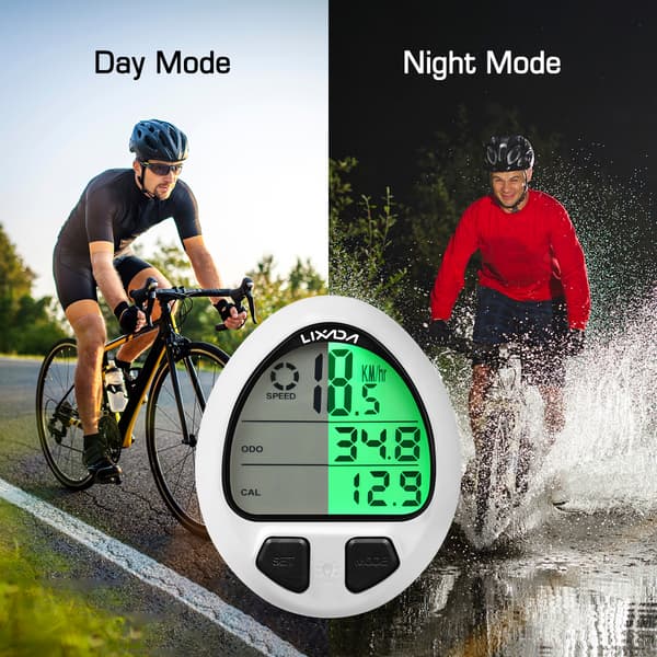Kablet/Trådløs Cykelcomputer, Cykelcomputer, Speedometer med Flere Funktioner og Vandtæt
