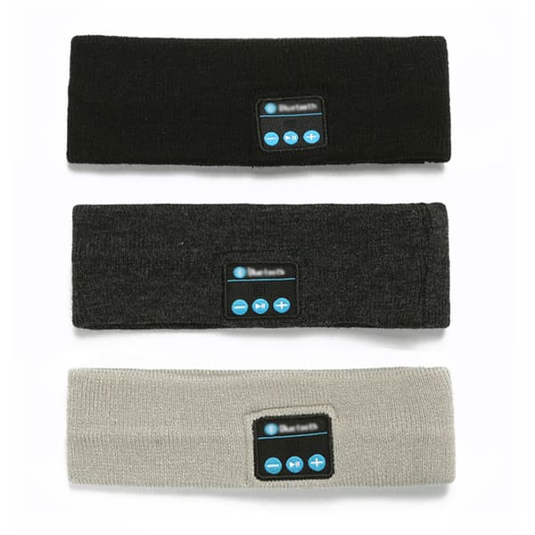 Strikket Bluetooth musikkstropp med avtakbare høyttalere for søvn og trening