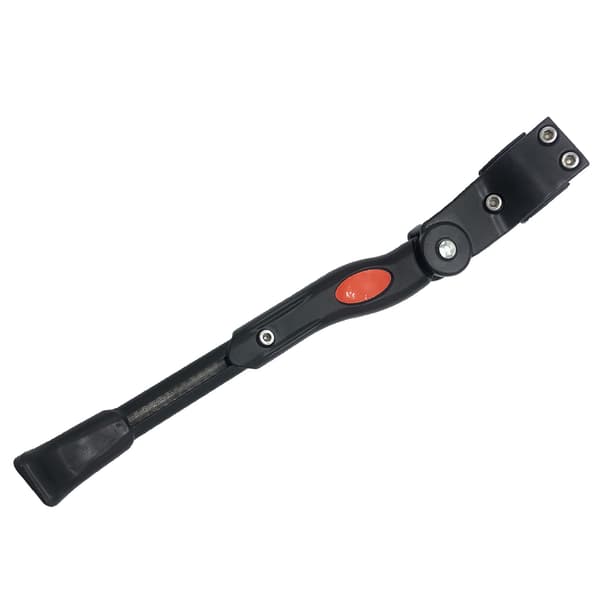 Skridsikker sidestøtte i aluminiumslegering til landevejs- og mountainbikes, sort