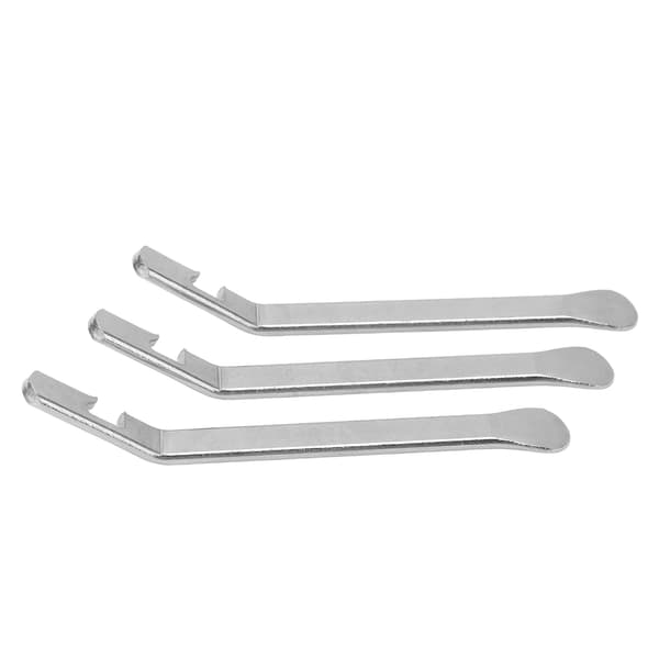 3-delt sykkeldekkspak, lett rustfritt stål, ergonomisk design, hurtigutløser