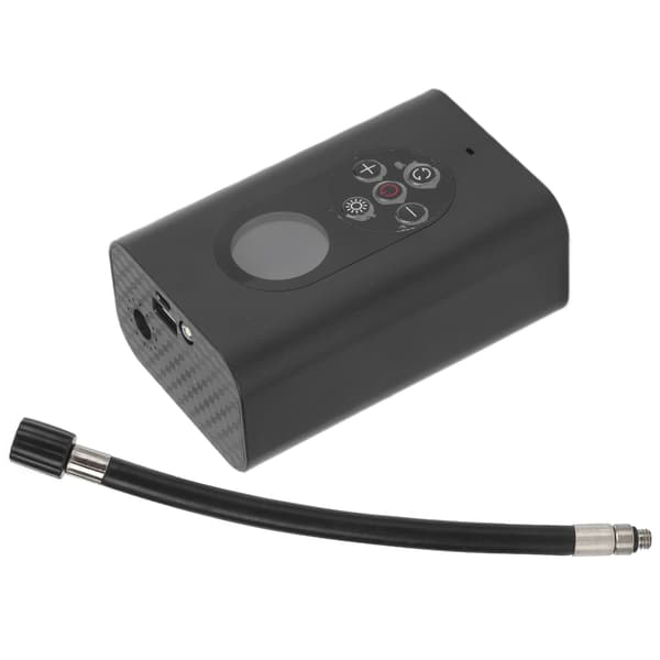 Bærbar Trådløs Elektrisk Luftpumpe, USB Genopladelig, Smart, Højtryk, med LCD-display og LED-lys