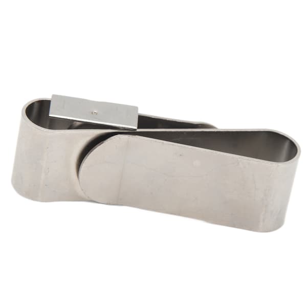 Billardkridtholder med magnet, rustfrit stål, bærbar klips, poolkøtilbehør