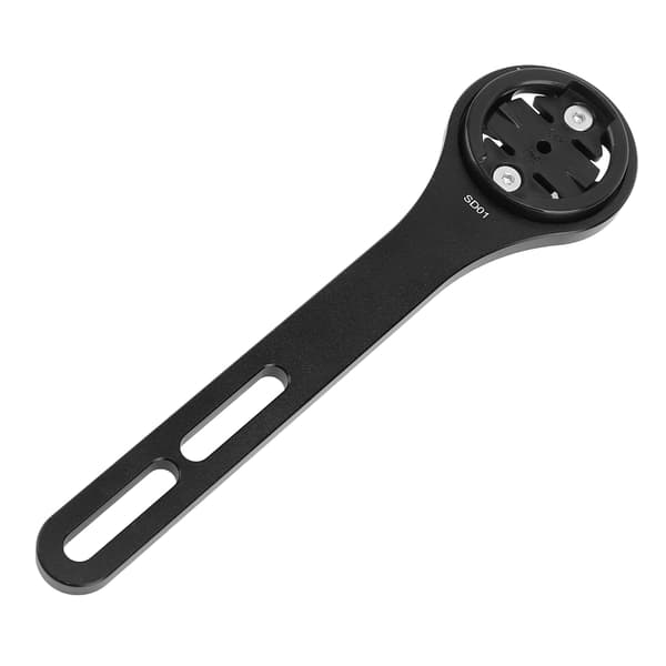 Multifunksjonell utvidet sykkelcomputerfeste i aluminiumslegering med ergonomisk vinkel