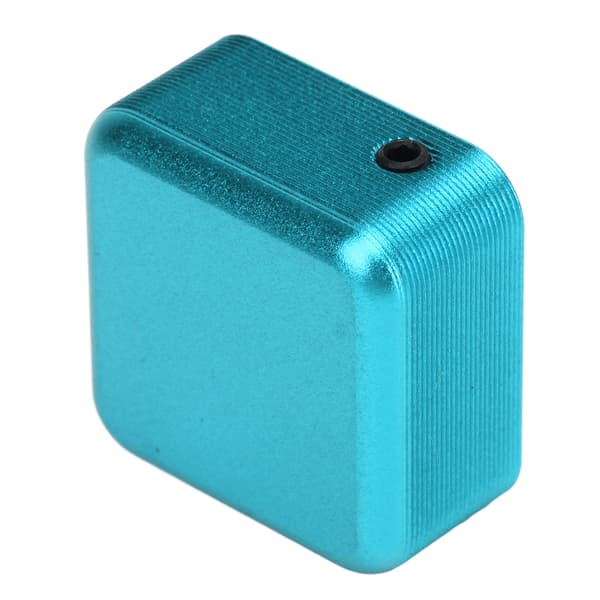 Bærbar magnetisk billardkridtbeholder, aluminium, til pool snooker, blåt tilbehør