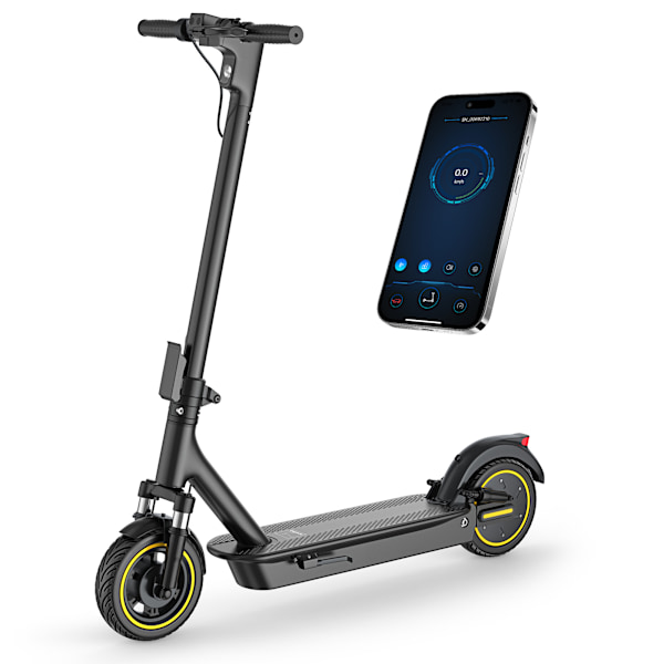 AOVOPRO ESMAX, Elektrisk Scooter 10 tum 42V 14.5Ah 500W Dubbelbroms APP-funktion ESMAX-01