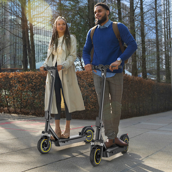 AOVOPRO ESMAX, Elektrisk Scooter 10 tum 42V 14.5Ah 500W Dubbelbroms APP-funktion ESMAX-01