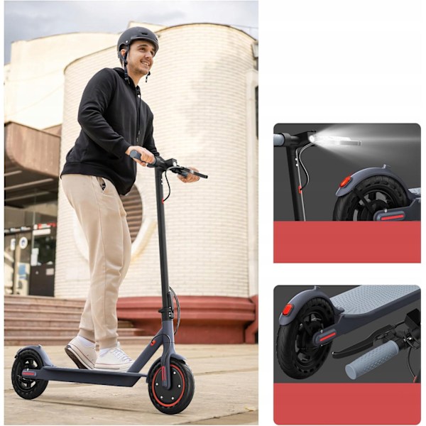 LADPED TX01 Hopfällbar Elektrisk Scooter 350W 36V 5.2Ah räckvidd 35KM 8.5“ + APP TX01-01