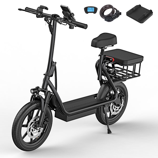 Hopfällbart Elfordon AOVOPRO ESBSPRO 14“ 48V 22.5ah Bakre Korg 35KM/H ESBSPRO-01