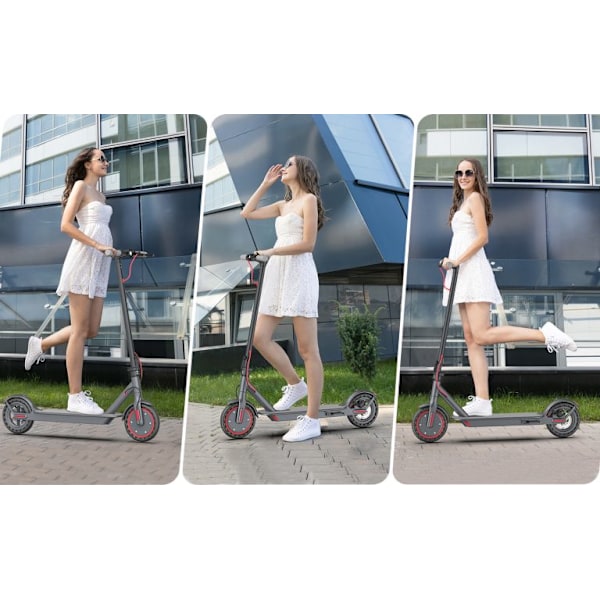 LADPED LP80 350W Hopfällbar Elscooter, 8.5\" Lättviktsdesign, Svart LP80-01