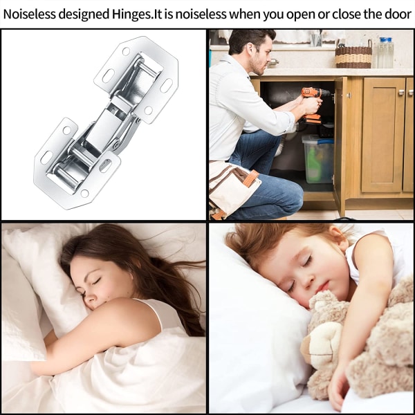 10 pieces of invisible hinges, lock door hinges