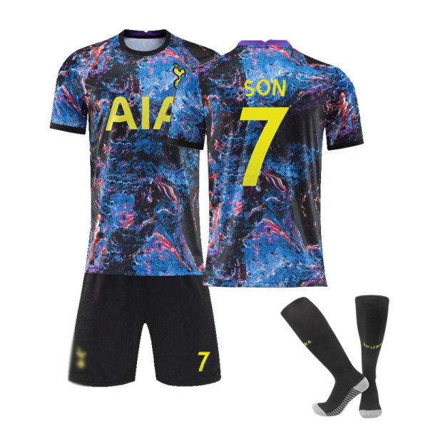 Son Skjorta Herr Tottenham Hotspur 22 Fotbollströja Set Barn SON 7 With sock S#