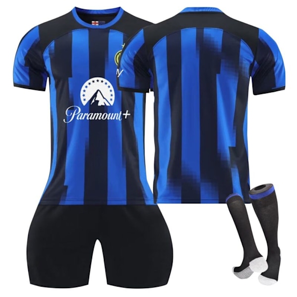 23/24 Fotbollssatser för barn Träningsoveraller Träningsdräkter Sportkläder Pojkar Vuxen 23-24 inter-milan home#blank xl