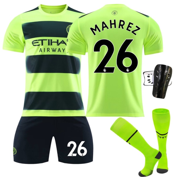 Manchester City 22/23 Ny säsong fotbollströja barn Mahrez 26 #XXXL