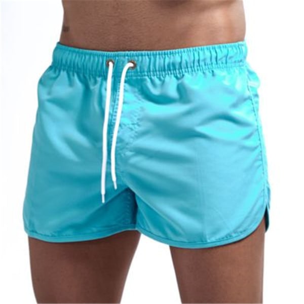Casual Fashion Beach Shorts för män Fluorescent Green S