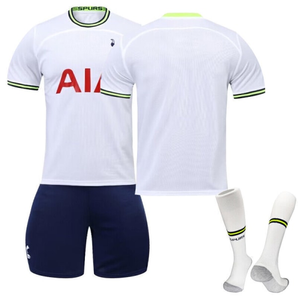 2023 Pojkar Barn Barn Fotbollssats Fotboll Kort Shirt Sock Set tottenham hotspur home kit blank 24/(8-9 years)