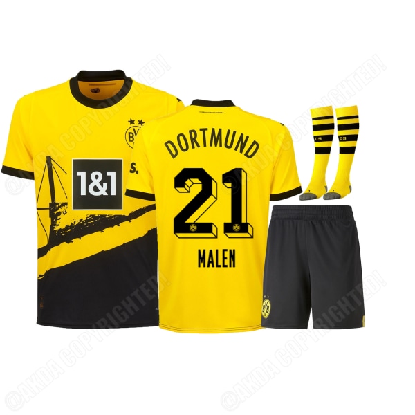 23-24 Manchester City Hemma fotbollsdräkt för barn dortmund 23/24 home kit #blank #28 (12-13 years)